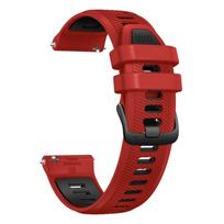 22MM Watch Strap For KOSPET TANK T2 T3/TANK M2 M3 Smartwatch Sport Silicone Band Belt Replacement Watchband Bracelet Accessories 22mm Width raudona juoda spalva