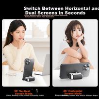 TRUST ME AirPods 4th Generation Case Shockproof Armor Shell for Apple 4th Wireless Bluetooth Earphones Anti-Loss Creative Phone Stand White