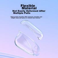 Pisen AirPods 3rd Generation Case, AirPods 3 Earphone Case, Transparent Soft Shell, Shockproof, Anti-Slip, Fingerprint-Resistant, with Lanyard