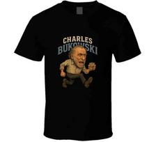 Charles Bukowski Historical Poet Retro Caricature Unisex T-Shirt S
