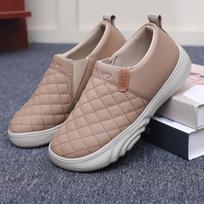 Old Beijing Cloth Shoes Women's Single Anti-slip Thick-soled Fashionable Casual Shoes with Cloth Shoes Bean Shoes 35