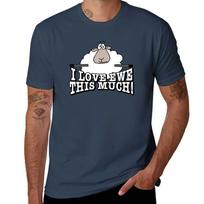 I Love Ewe This Much Tshirt Sport Basic Moisture Wicking Tee S