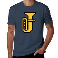 Pixel Tuba TShirt Quick Dry Fishing TShirt S