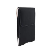 Mobile Phone Cards Holder Waist Pack Leather Phone Case Phone Waist Bag Phone Belt Hanging Pouch 5.0inch