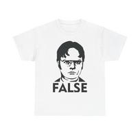 Dwight The Office Graphic T Shirt False Hilarious Comedy Unisex Heavy Cotton Tee S