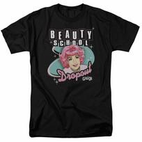 Grease Beauty School Dropout T Shirt Licensed Musical Romance Movie Retro Black L