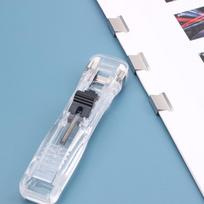 Push Stapler Clips Clamps Desktop Stapler Reusable Creative Stapler One Size