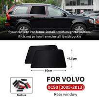 Folding Magnetic Sun Shade for Volvo XC90 2005-2013 2014-Up UV Protection Mosquito Curtain Side Window Cover Rear XC90 05-13 juoda