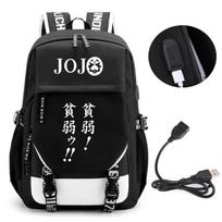 Jojo New Fan Riman Peripheral Printed Backpack Multifunctional Large Capacity Computer Bag Youth School Bag