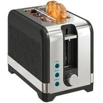2-Slice Toaster with 7 Browning Levels, Reheat/Defrost/Cancel Functions, Warming Rack, 930 W 26.4 x 15.6 x 18.9 cm juoda