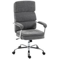 Home Office Chair, Height-Adjustable 360° Swivel Desk Chair for the Home Office, Grey 72.5 x 65 x 118 cm pilka
