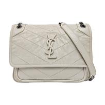 [Pre-Owned] YSL Niki Logo Vintage Ruched Chain Mini Bag - Very Good #1EUHONX ONE SIZE