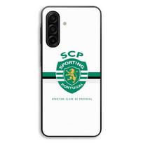 Coque Pour Samsung Galaxy A56 SCP sporting Portugal fond blanc Maniacase juoda