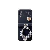 For Samsung Galaxy Z Flip 4 Case Z Flip 3 5G Cute Bracelet Frosted Case Hinged All-inclusive Shockproof Protection Hard cover For Galaxy Z Flip 4 juoda