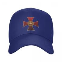 Klasikinės Unisex Knights Templar Shield Cross beisbolo kepurė suaugusiesiems reguliuojama tėčio kepurė, moteriškos unisex lauko kepuraitės Adjustable Cap