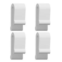 4/12Pcs Silicone Dutch Oven Lid Bumper Clips Easy to Use 3D Designed Silicone Bumper Clip for Enameled Cast Iron Cookware 4pcs