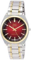 [Citizen Q&Q] Analoginis, vandeniui atsparus metalinis laikrodis QB78-402 vyriškas raudonas