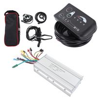 DC 36V 48V Motor Controller S810 Display Panel Kit Lithium Battery Electric Bike Modification Kit black