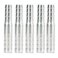 50 Pcs Air Conditioning Hose Barb Fitting Aluminum Pipe Connector Universal Fit for Car Truck Engineering Modification