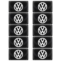 For Volkswagen 10pcs New 3D Epoxy Car Stickers Small Drop Glue Decals For Volkswagen Golf Passat B6 Magotan Touran Arteon Sciroc