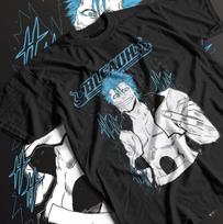 2026 Spring Sale Bleach Ichigo Kurosaki Tshirt Manga Strip Horror Anime Gift Shirt Womens Round Neck Short Sleeve S