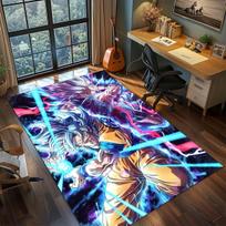Dragon Ball Goku Anime Rug Carpet Large Area Rug Non Slip Washable Floor Mat Gamer Room Bedroom Home Decor -QJY 60x90cm