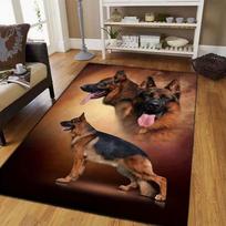Svetainės kilimas Vokiečių aviganio šuo Mielas Gydantis Teminis Kilimas Neslystantis Minkštas Lengvai Valomas Augintinio Mėgėjo Personalizuotas Namų Dekoro Kilimėlis 40x60cm black