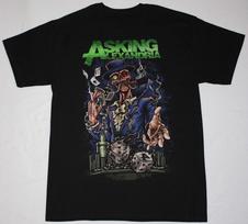 ASKING ALEXANDRIA BAND Black Unisex Cotton TShirt Unisex T-Shirt XXXL