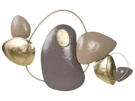 Sieninis dekoras CLANE Metal 46 cm auksinis