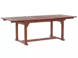 Išskleidžiamas sodo stalas TOSCANA 160/220 cm 90 cm Akacijos mediena Tamsiai rudas
