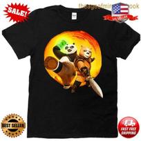 Animal Fu Warrior Bear Cartoon Kung Funny T-shirt Panda Cartoon T-shirt S-5XL XXXXL