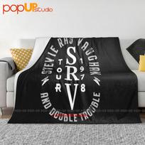 Stevie Ray Vaughan Srv Tour 1978 Double Trouble Guitarist Rock Ultra-Soft Blanket Quilt Winter Sofa Cover Bed Covers Size: 75*100cm, Weight: 230 GSM