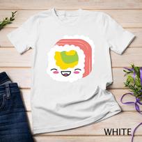 Kawaii So Cute Sushi Funny Anime Food Costume Shirt Unisex T-shirt 12 L