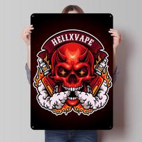 Vape Tinplate Posters Customizable Wall Art Retro Vintage Metal Signs for Home Room Bathroom Decor Garage Decoration Aesthetic 20X30CM