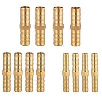 Pack Of 12 Brass Straight Barb Hose Connectors 6/8/10mm Tubing Fittings For Garden Irrigation Washing Machine Fuel Lines Reducer China Mainland