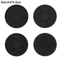 4pcs Silicone Non-slip Car Water Cup Pad Creative Spider Web Mat for Bottle Holder Coaster Auto Interior Anti-skid Cup juoda