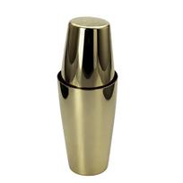 Gold Finish Drink Shaker Simple Design Barware Set Practical Shaking Tins  Home