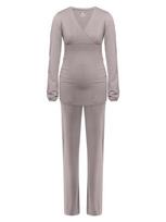 Damska Piżama Ciążowa Szara Bellybutton Maternity