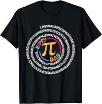 BEST! Happy Pi Day 3.14 Mathematic Math Teacher Gift Spiral Pi Day Tee S-3XL XXXL