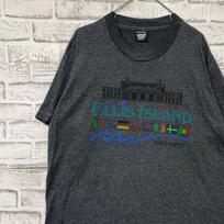 USA-made 90s vintage T-! Single Stitch Gray Vintage XL0430 Unisex T-Shirt S