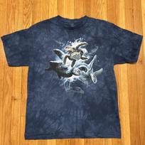 The Mountain Sea Turtle Crew Neck Graphic T  Mens Size Extra Large XL Blue Unisex T-Shirt M