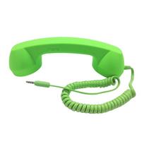 Atsparus radiacijai telefono ragelis Daugiafunkcinės laidinės ausinės Retro telefono ragelis Namų biuras raudona