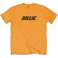 Orange Billie Eilish Racer Logo Unisex Tshirt L