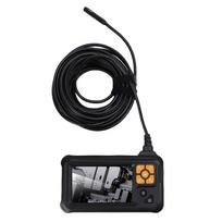 Industrial Endoscope with Light 8mm Dual Lens 1080P HD Borescope Camera 4.3in LCD IP67 Water Proof for Sewer Drain Pipe Inspection 10m / 32.8ft abs