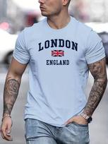 London England TShirt Union Jack Unisex Souvenir Tee Great Britain Gift Top S