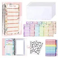 Transparent Loose-Leaf Binder Creative Money Saving Binder Money Organizer  School Stationery Set 2