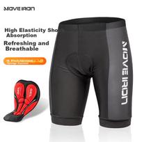 Move Iron Cycling Shorts with Foam Padded Seat for Men And Women, Mountain Bike And Road Bike Gear Accessories, XL Size