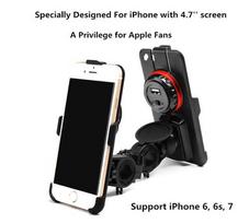 Motorcycle Phone Holder with USB Charger - 12-24V Input