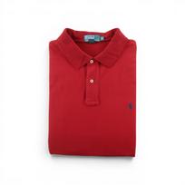 Seconde vie - Polo manches courtes Homme  Rouge - Bon état XL