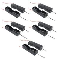 5Pack 18650 Battery Box Storage Case With Spring Contacts And Cover For Electronic Devices